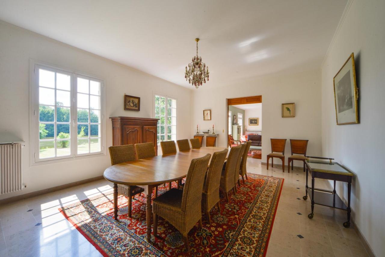 La Genetiere - Grande Maison Avec Etang En Sologne Mery-es-Bois Exteriér fotografie