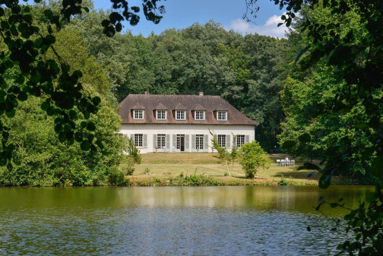 La Genetiere - Grande Maison Avec Etang En Sologne Mery-es-Bois Exteriér fotografie
