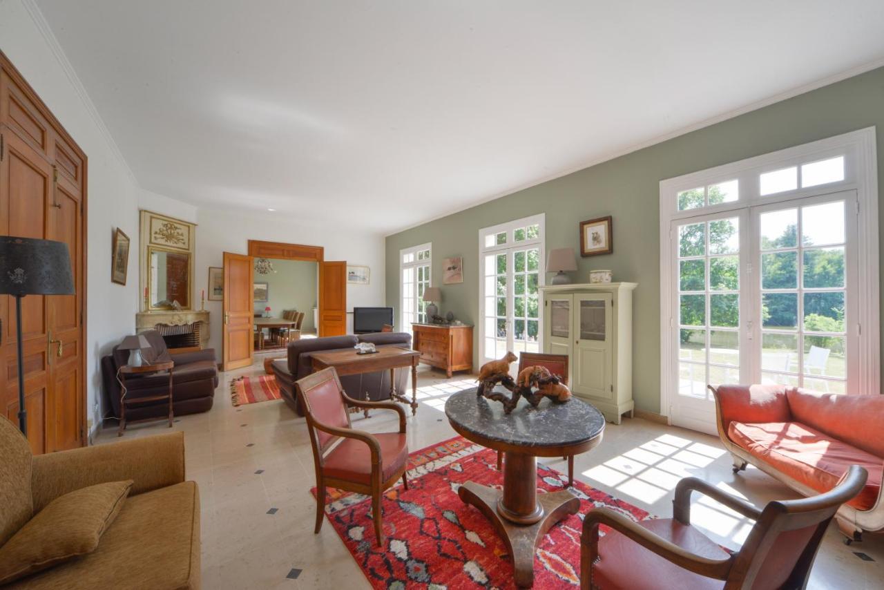 La Genetiere - Grande Maison Avec Etang En Sologne Mery-es-Bois Exteriér fotografie